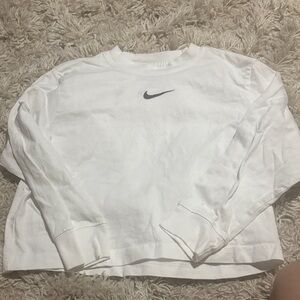 Nike Classic White Crewneck Top
